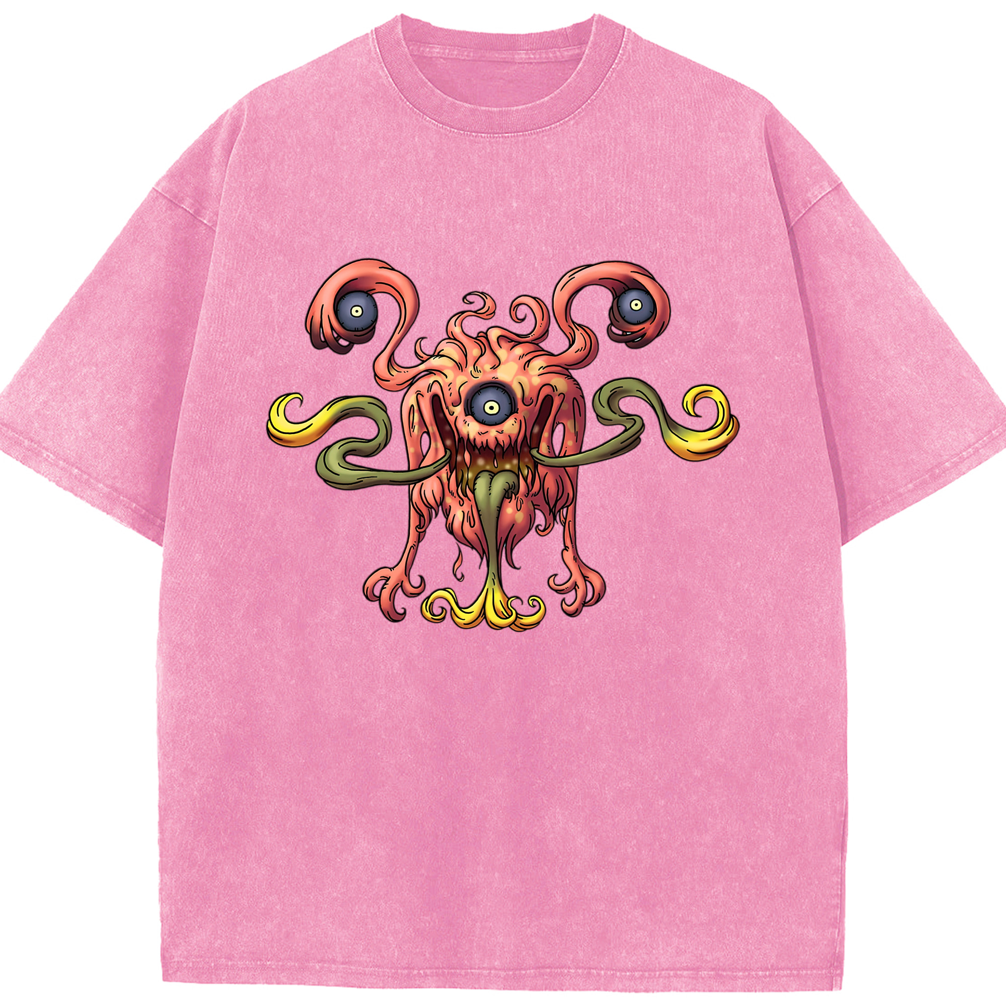 （画像用） ドラゴンクエスト Doragon Kuesuto Dragon Quest 綿100% ヴィンテージ風 半袖Tシャツ（フロントプリント）